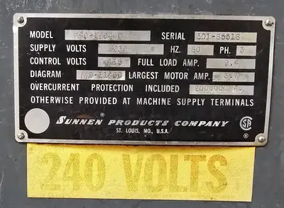 USED SUNNEN MBC-1804