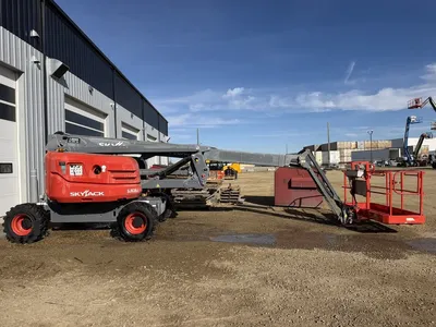 Used 2017 SKYJACK SJ63AJ ARTICULATING BOOM LIFT Articulating Boom Lifts Alberta CA | Adcock Equipment #1502434