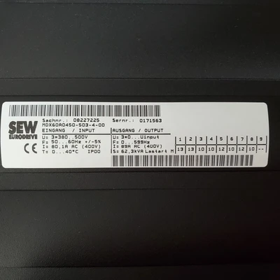 Used SEW MDX60A0450-503-4-0 / MDX61B0450-504-4-00 Variable Speed Drives California US | American Industrial Supply Co. #1377198