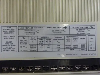 USED ALLEN BRADLEY 1745-LP101 SER D