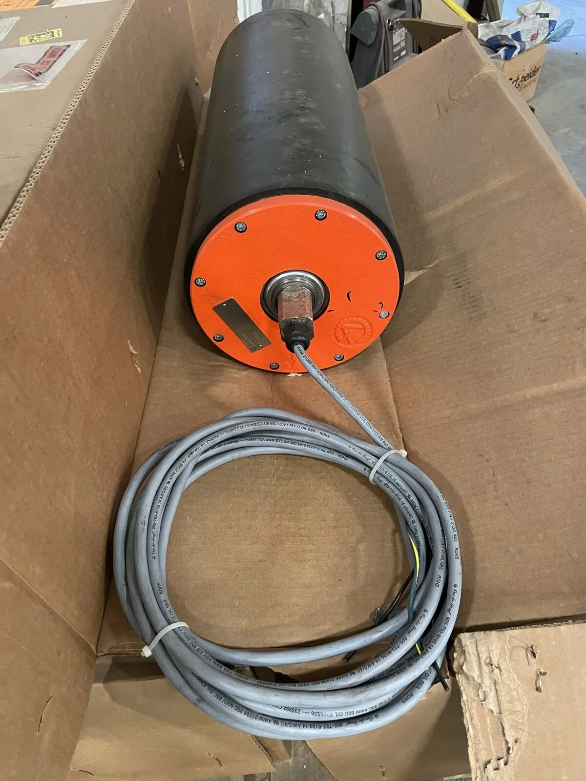 Van Der Graaf Conveyor Drive VDG TM215B40-440 4HP Drum Motor 460V 9″x22.5″-NIB