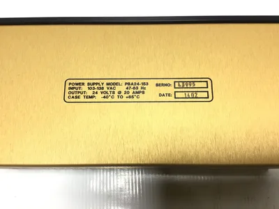 Arnold Magnetics PBA24-153 Power Supply Input 103-138VAC 47-63Hz Output 24V 20Amps