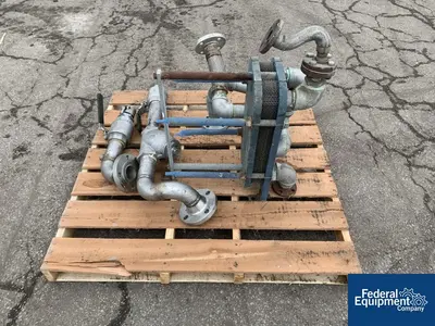 USED Polaris Plate Heat Exchanger 13.45 Sq Ft Polaris Plate Heat Exchanger, 316 S/S, 150#