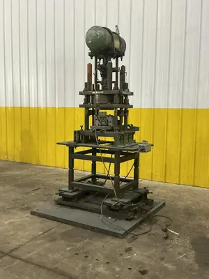 12 TON PNEUPOWR AIRAM MODEL #4P12 PNEUMATIC PRESS 3” STROKE: YOBRO #24862