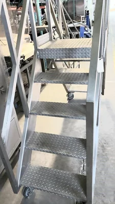 Stairs over pass in stainless steel  # 1007