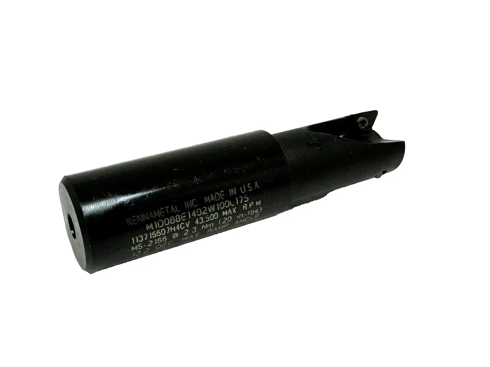 NEW KENNAMETAL M1D088E1402W100L175 INDEXABLE END MILL 43,500RPM