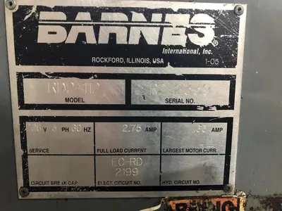 USED BARNES RD2-112