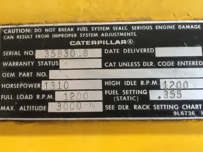 CATERPILLAR GENERATOR