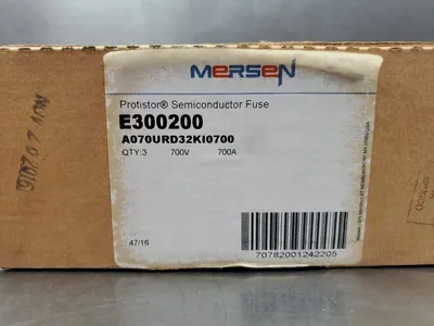 Mersen E300200 Protistor Semiconductor Fuse, (A070URD32KI0700) Lot of 3. 4C-34