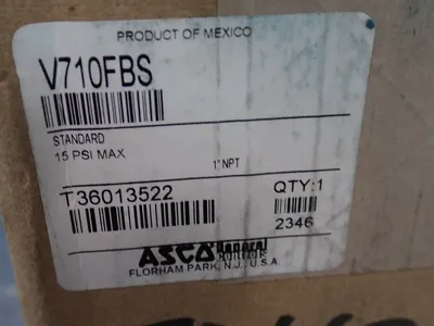 USED ASCO V710FBS