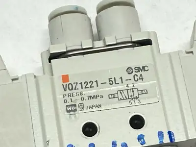 USED SMC PNEUMATIC SOLENOID VALVE 4/5 PORT