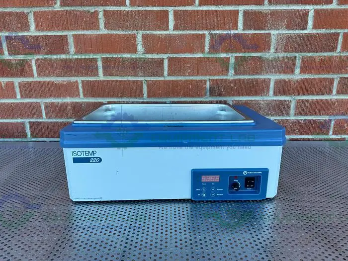 Used FISHER SCIENTIFIC ISOTEMP 220 DIGITAL TEMP CONTROL WATER BATH AMBIENT TO 100°C Water Baths | Equipment Lab #486454