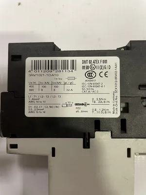 SIEMENS 3RV1021-1DA10 Motor Protection Circuit Breaker 2.2-3.2A 690VAC