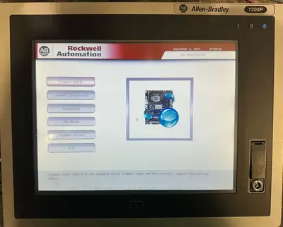 Allen Bradley 6181P-12A2SW71DC Ser F Touchscreen Display 1200P (4.4.1)
