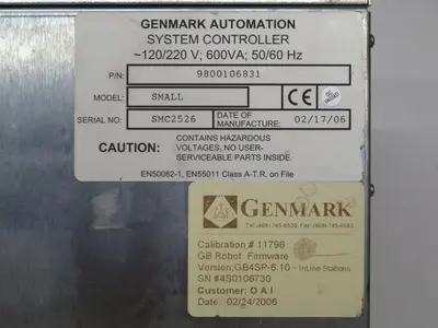 Used 2006 GENMARK 9800106831 Misc Electrical & Power Parts Texas US | Aucto #1307095