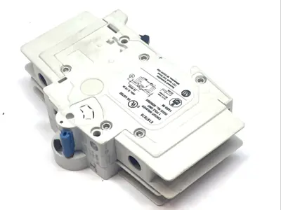 USED ALLEN-BRADLEY 2A MINI BREAKER W/ 1489‑AMRA3 AUXILIARY CONTACT