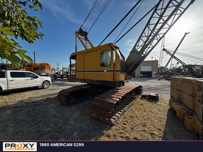 Used 1980 AMERICAN 5299 Crawler Cranes Texas US | Proxy Equipment #1455723