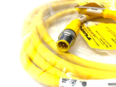 USED TURCK EUROFAST DOUBLE ENDED M12 CORDSET
