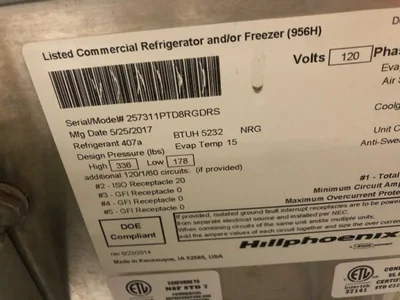 Refurbished 8′ Fresh Meat/Seafood Case