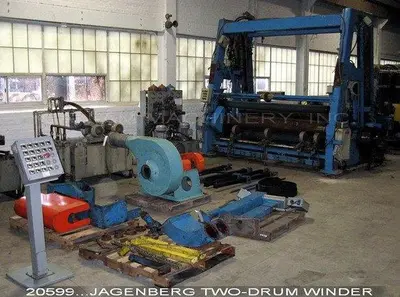 1987 100" Face Jagenburg VariStep 30 Rewinder/Slitter
