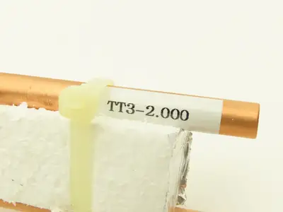 Thermatool TT3-2.00 Induction Heating Coil Band 2"ID x 3" Double Turn 3/8" Tube