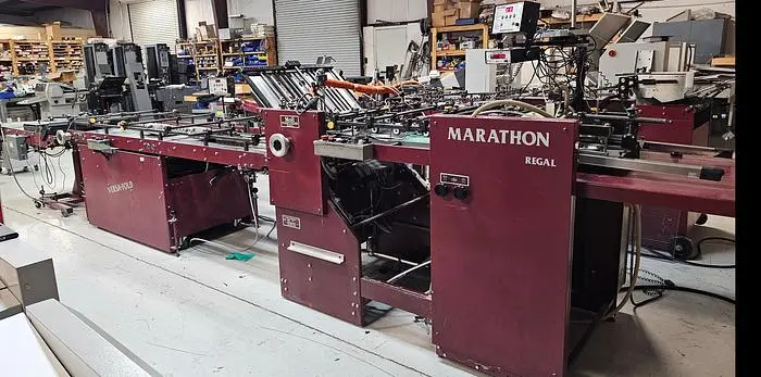 Used DICK MOLL & SONS MARATHON REGAL Folder/Gluer Machines | BROOKS PRINTING EQUIPMENT #391721