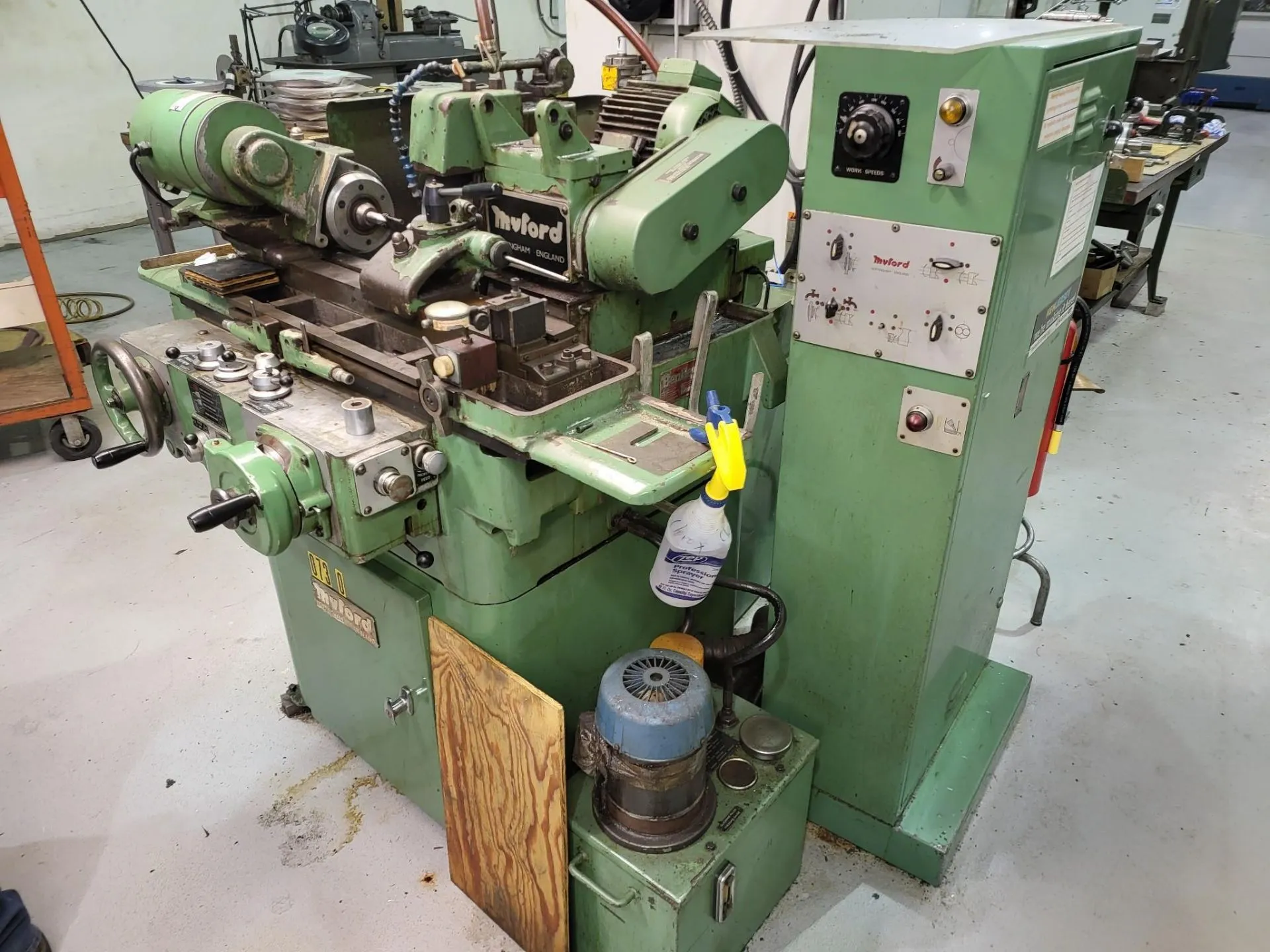 USED 1981 Myford MG-12-HAR, 1981, HYD. TABLE, AUTO INFEED, RAPID,