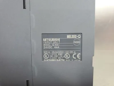 Mitsubishi QX81 24VDC 4mA MELSEC-Q Input Unit. 3E-45