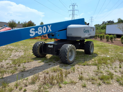 Used 2017 Genie S-80X Telescopic Boom Lifts North Carolina US | Stack Equipment #1362057
