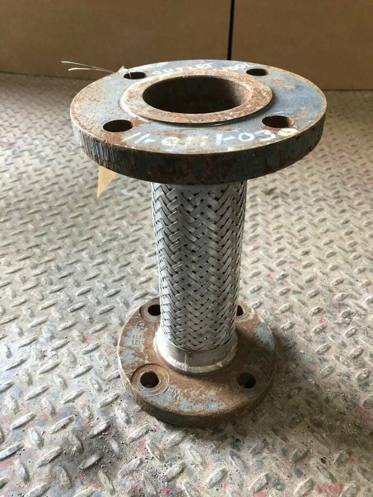 2.5″ X 12″ Flanged Braided Stainless Steel Flexible Hose