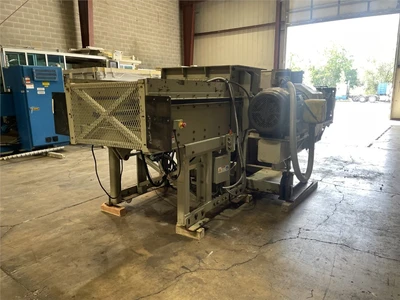 42" Wide Republic Single Shaft Film & Fiber Shredder, 100 HP Motor