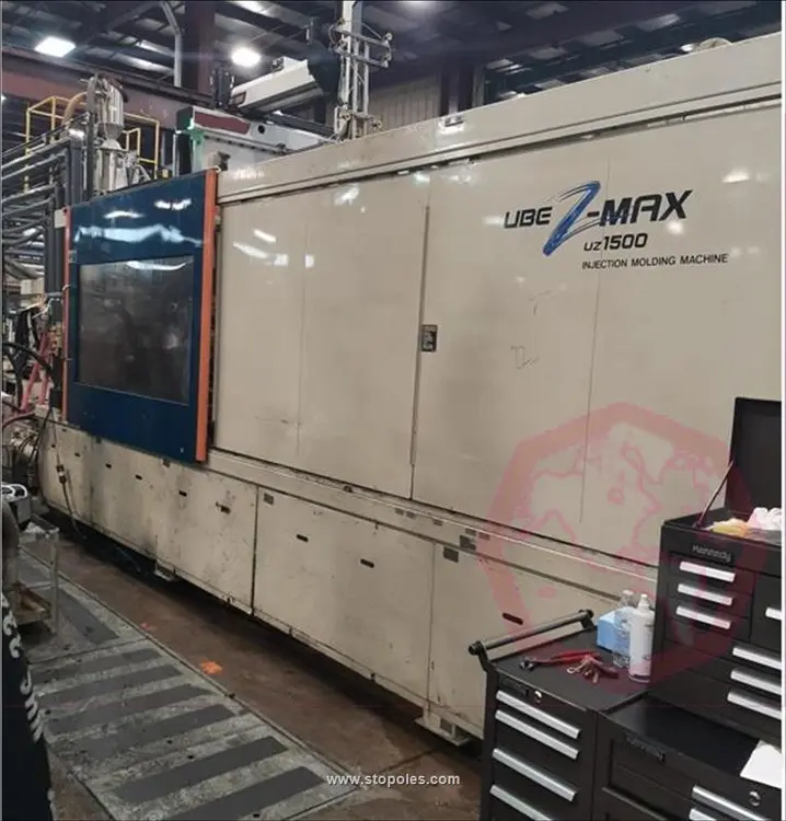 Used UBE Z-MAX UZ1500 Injection Molding Machines Ohio US | Stopol Equipment Sales LLC #1181138