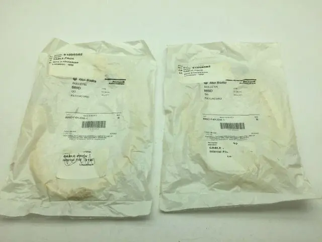 Allen-Bradley 889D-F-4HJDM-1 4 Pin DC Micro 3.3' Patchcord LOT OF 2