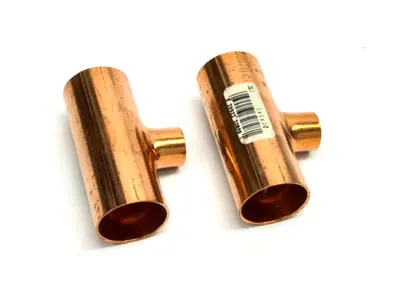 1" x 1" x 1/2" | Tee C x C x C Copper LOT OF 15 -  New Other