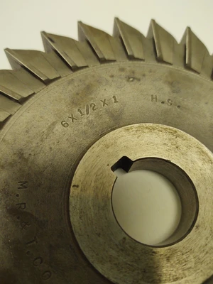 Moon 6" X 1/2" X 1"  HSS Horizonal Side Mill Cutter SHARP