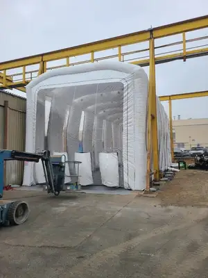 Portable Mobile Paint Booth - 55' x 23'-6" x 22'