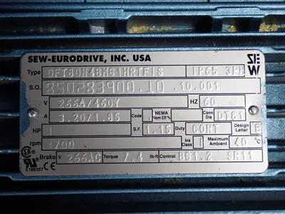 Sew-eurodrive 1 Hp Gear Drive