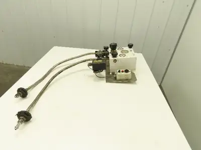 Air Products E13CP145D Nitrogen Gas Pressure Regulator Switch Changeover Panel