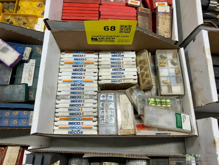 Used _UNKNOWN_ LARGE QUANTITY OF ASSORTED CARBIDE INSERTS Carbide Inserts Illinois US | Heath Industrial Auction Services #1549647
