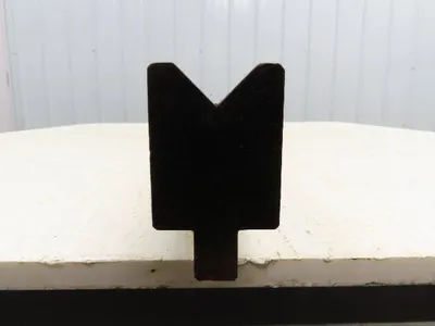 Press Brake Die 96-1/2" Long 90° V 7/8" W 7/16" D 1-3/4" H 1/2" Tang