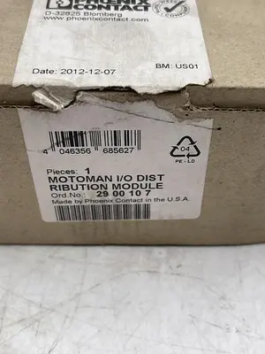 New | in-Stock PHOENIX CONTACT PHOENIX CONTACT MOTOMAN I/O DISTRIBUTION MODULE Misc Electrical & Power Parts | ND Industrial Surplus #1214645