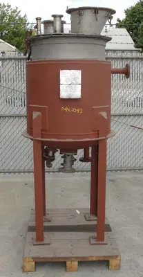 SPC1043  Tank 67 gallon vertical tank, 304 SS, 75 PSI @ 650 F jacket, dish
