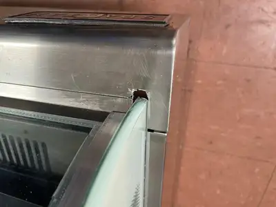 Used Spartan Used Spartan BCB72 Curved Glass Refrigerated Deli Display Case 120V Display Refrigerators Illinois US | Falcon Restaurant Supply #1376399