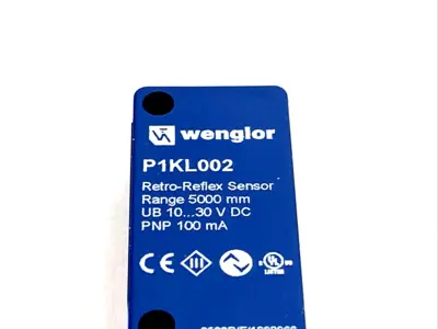 P1KL002 | Wenglor P1KL0010-42C4-111680-ZJ-YA2 Retro-Reflex Sensor, Universal - New – Open box
