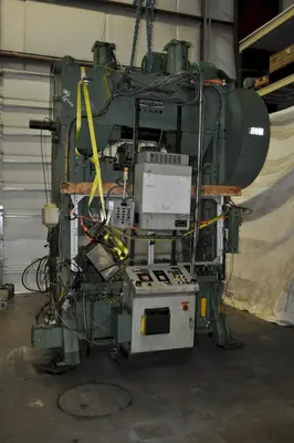 JOHNSON 100 TON SSDC PRESS Straight Side, Double Crank (Single Action) Presses | Timco, Inc. (6)