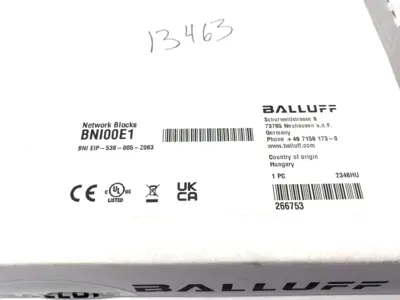 NEW BALLUFF SILVER LINE NETWORK BLOCK MODULE