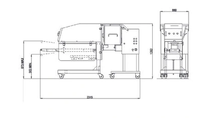 Thompson Machinery Model MPM 500 Meat Portioning Machine