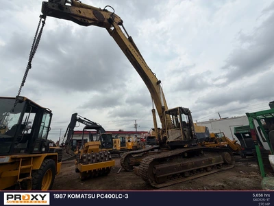 Used 1987 KOMATSU PC400LC-3 Crawler Excavators New Jersey US | Proxy Equipment #1424178