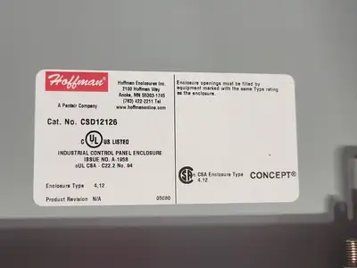 USED HOFFMAN CSD12126