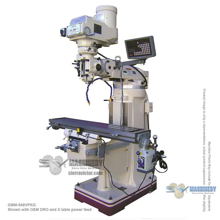 GMC MACHINE TOOLS GMM-949VPKG Variable Speed Mills | Sierra Victor Industries